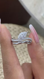 Josie 1.2 Marquise Lab-Grown Diamond Special, Side Stone Ring