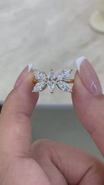 Teagan 1.8 Marquise Lab-Grown Diamond Halo, Special Ring