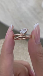 Alicia 0.8 Pear Lab-Grown Diamond Solitaire, Special Ring