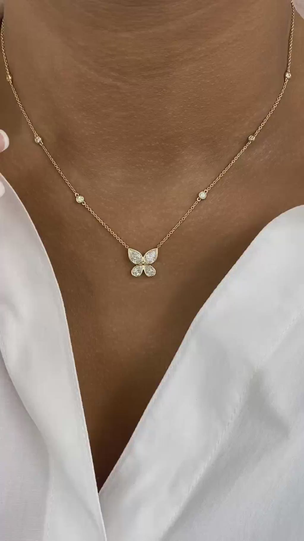 Willow 1.6 Lab-Grown Diamond Chain, Bezel Necklace