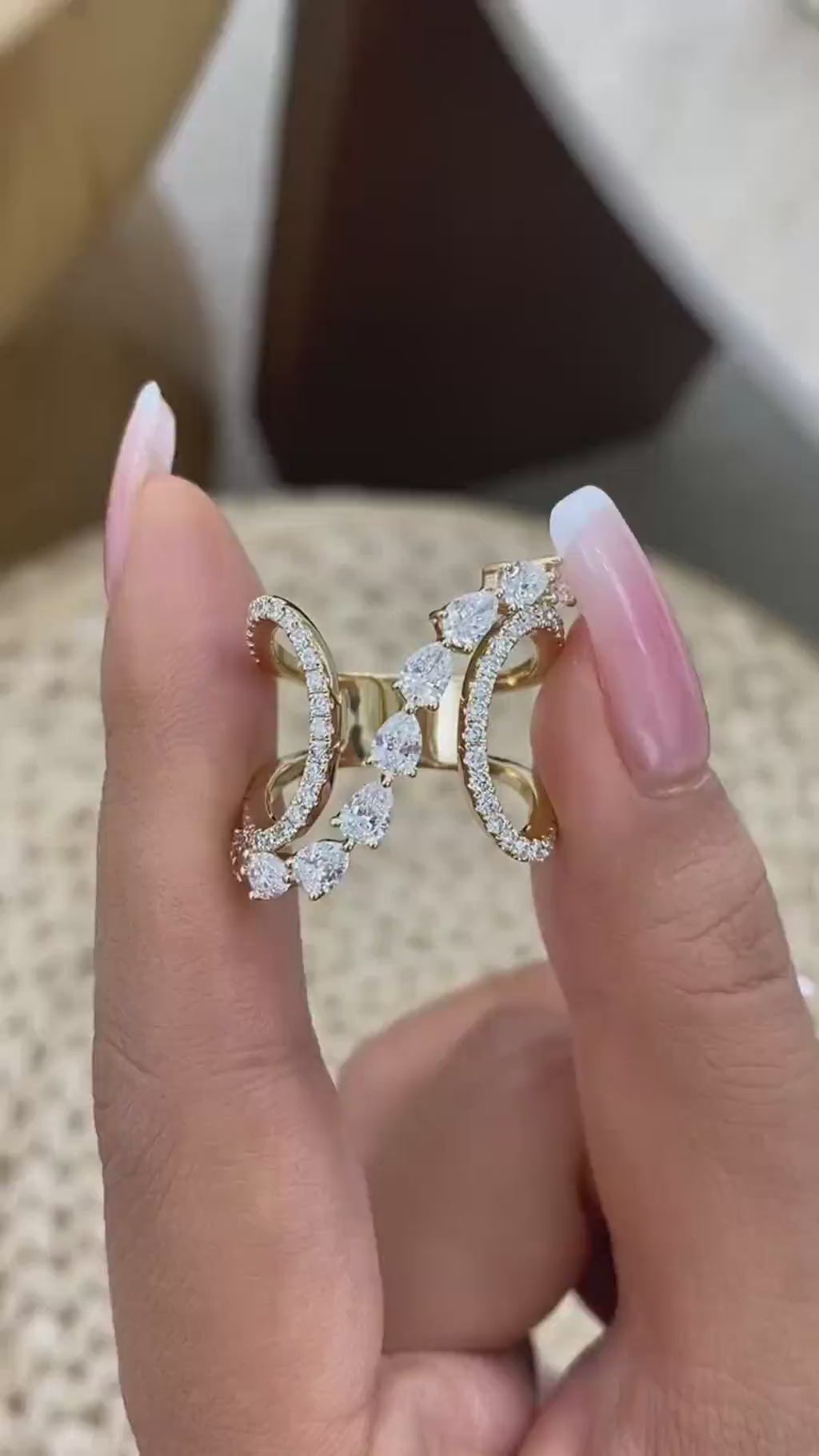 Aimee 1.8 Pear Lab-Grown Diamond Special Ring