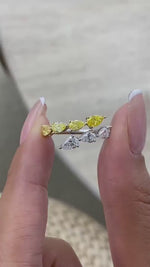 Lisa 1.7 Pear Lab-Grown Diamond Half-Eternity, Special Ring