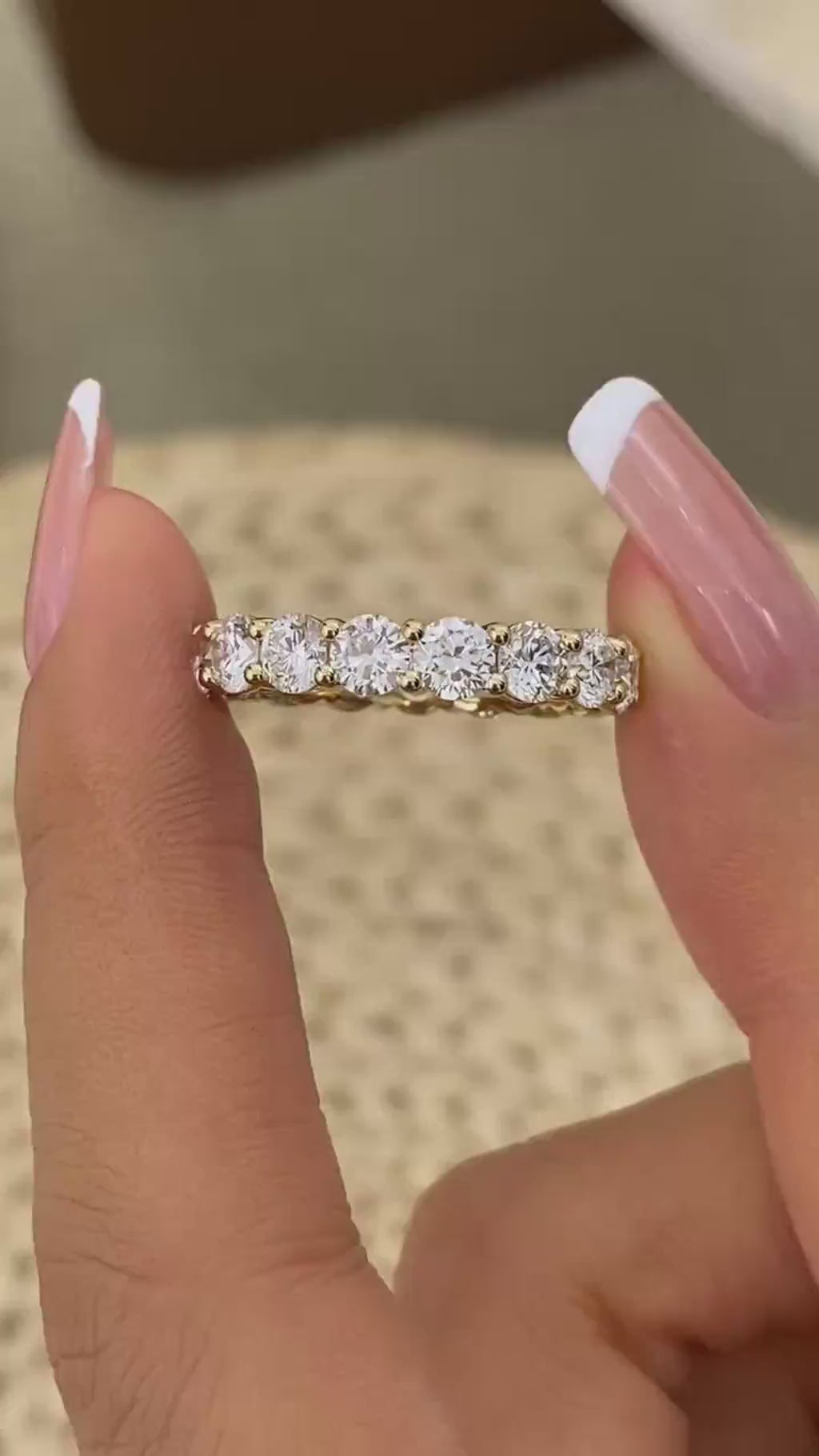Irene 3.8 Round Lab-Grown Diamond Eternity, Special Ring