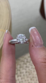 Candice 2.5 Round Lab-Grown Diamond Solitaire Engagement Ring