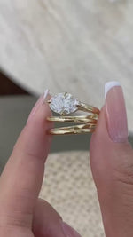 Ashley 2 Oval Lab-Grown Diamond Solitaire, Special Ring