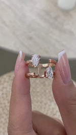 Brandy 1.5 Pear Lab-Grown Diamond Toi  Moi, Special Ring