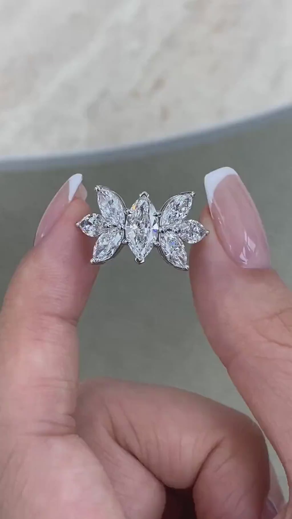 Willa 3.3 Marquise Lab-Grown Diamond Halo, Special Ring