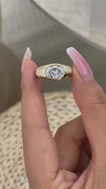 Lauren 2.0 Oval Lab-Grown Diamond Special, Bezel Ring