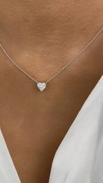 Summer 1.0 Heart Lab-Grown Diamond Solitaire, Chain Pendant