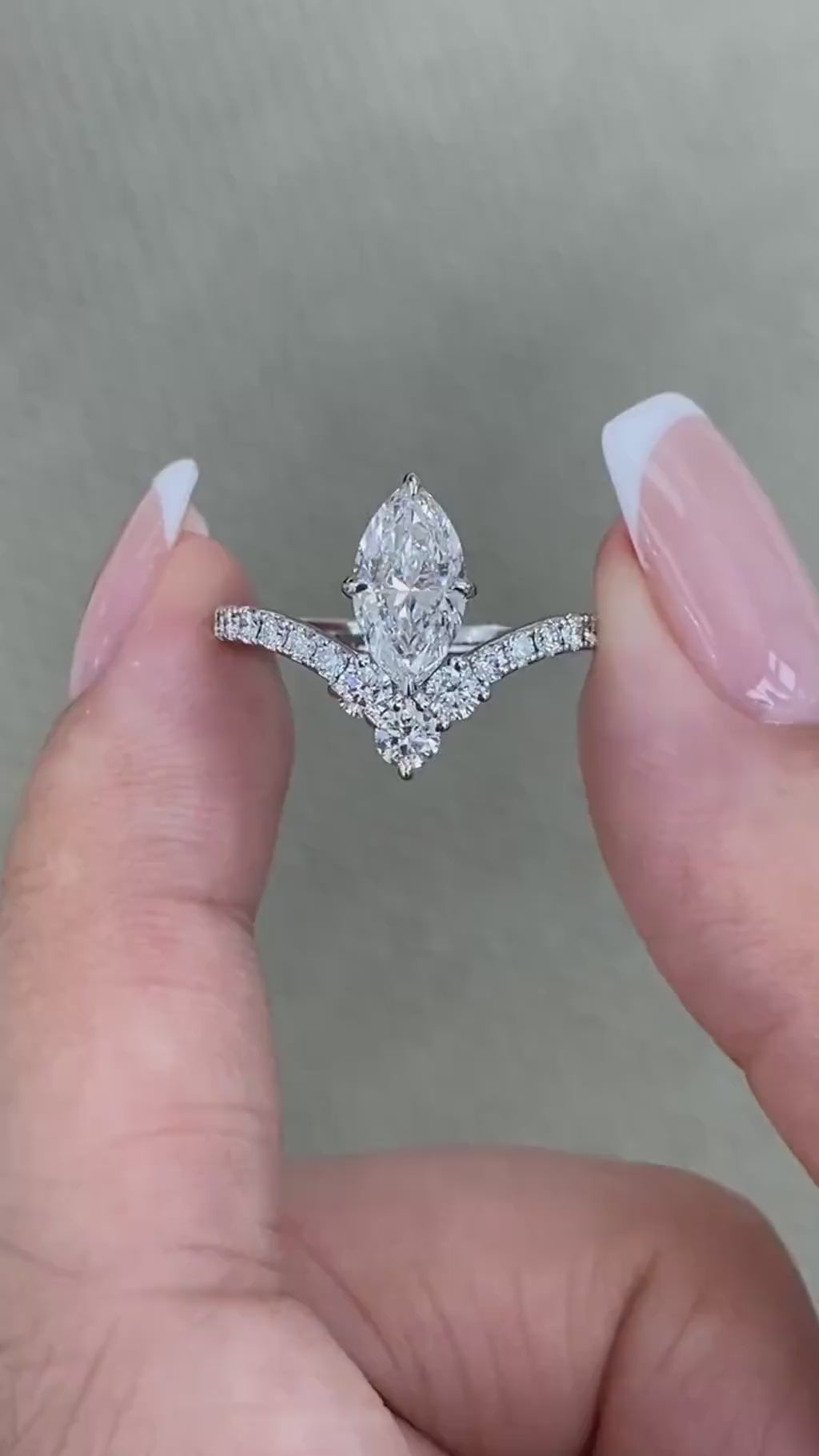 Vivian 1.5 Marquise Lab-Grown Diamond Contoured, Special Ring