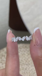 Amy 1.3 Lab-Grown Diamond Half-Eternity, Side Stone Ring