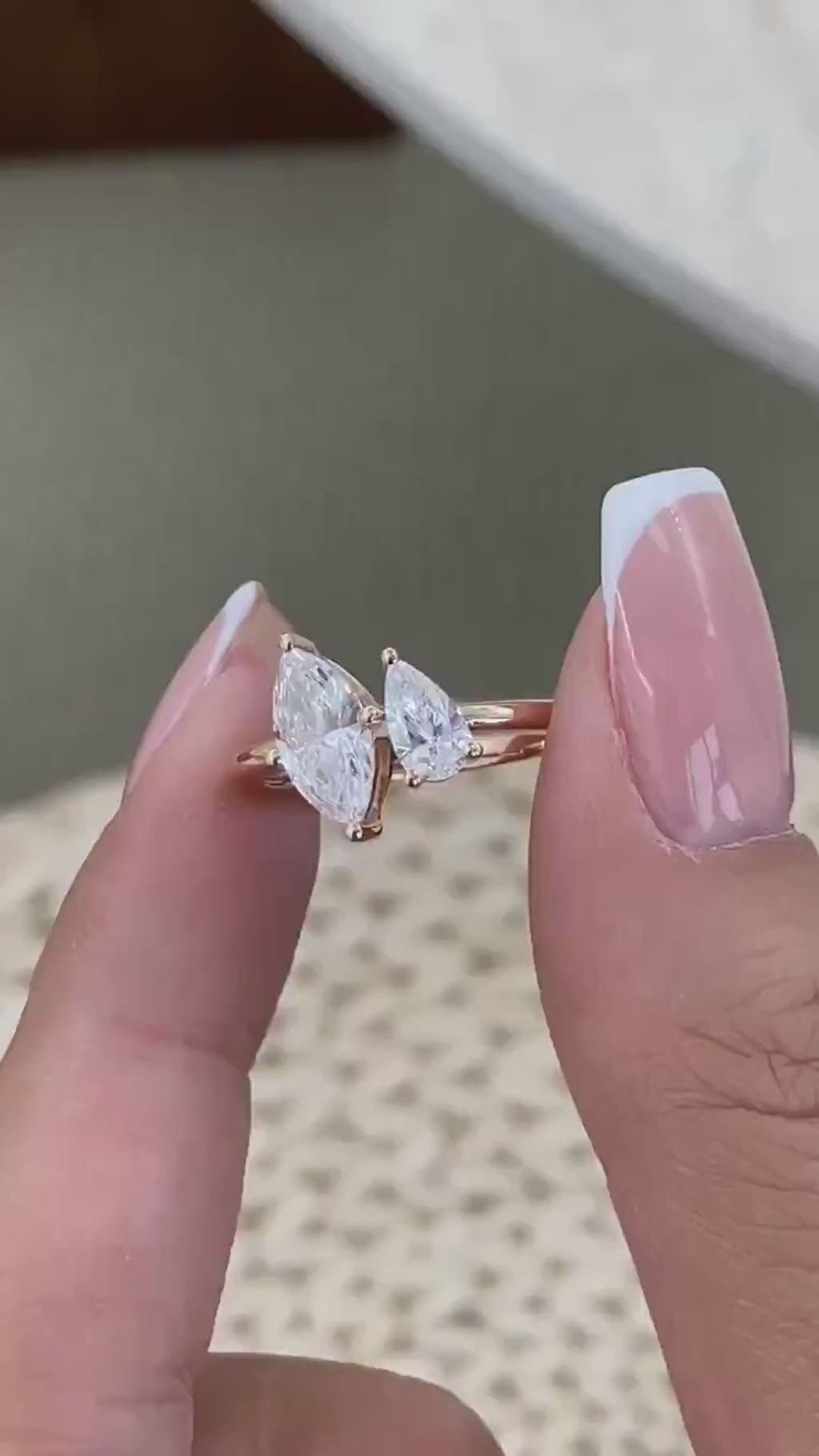 Joy 1.2 Marquise Lab-Grown Diamond Toi  Moi, Special Ring
