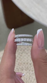 Alessandra 1.6 Round Lab-Grown Diamond Special, Half-Eternity Ring