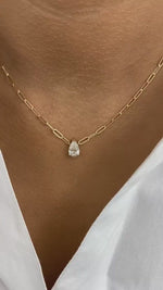 Diana 1.0 Pear Lab-Grown Diamond Solitaire, Chain Pendant