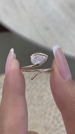 Alana 0.8 Pear Lab-Grown Diamond Solitaire, Special Ring