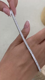 Heidi 7.2 Emerald Lab-Grown Diamond Tennis Bracelet