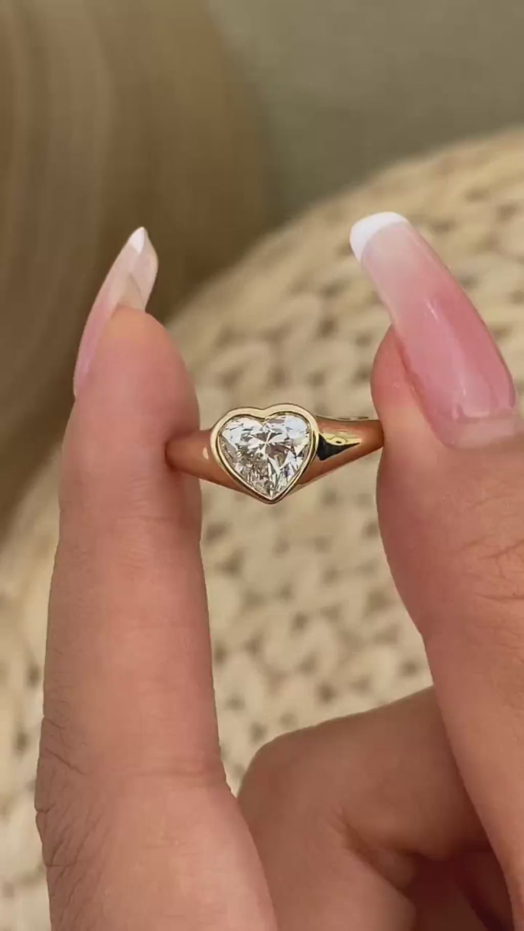 McKenna 1.0 Heart Lab-Grown Diamond Solitaire, Special Ring