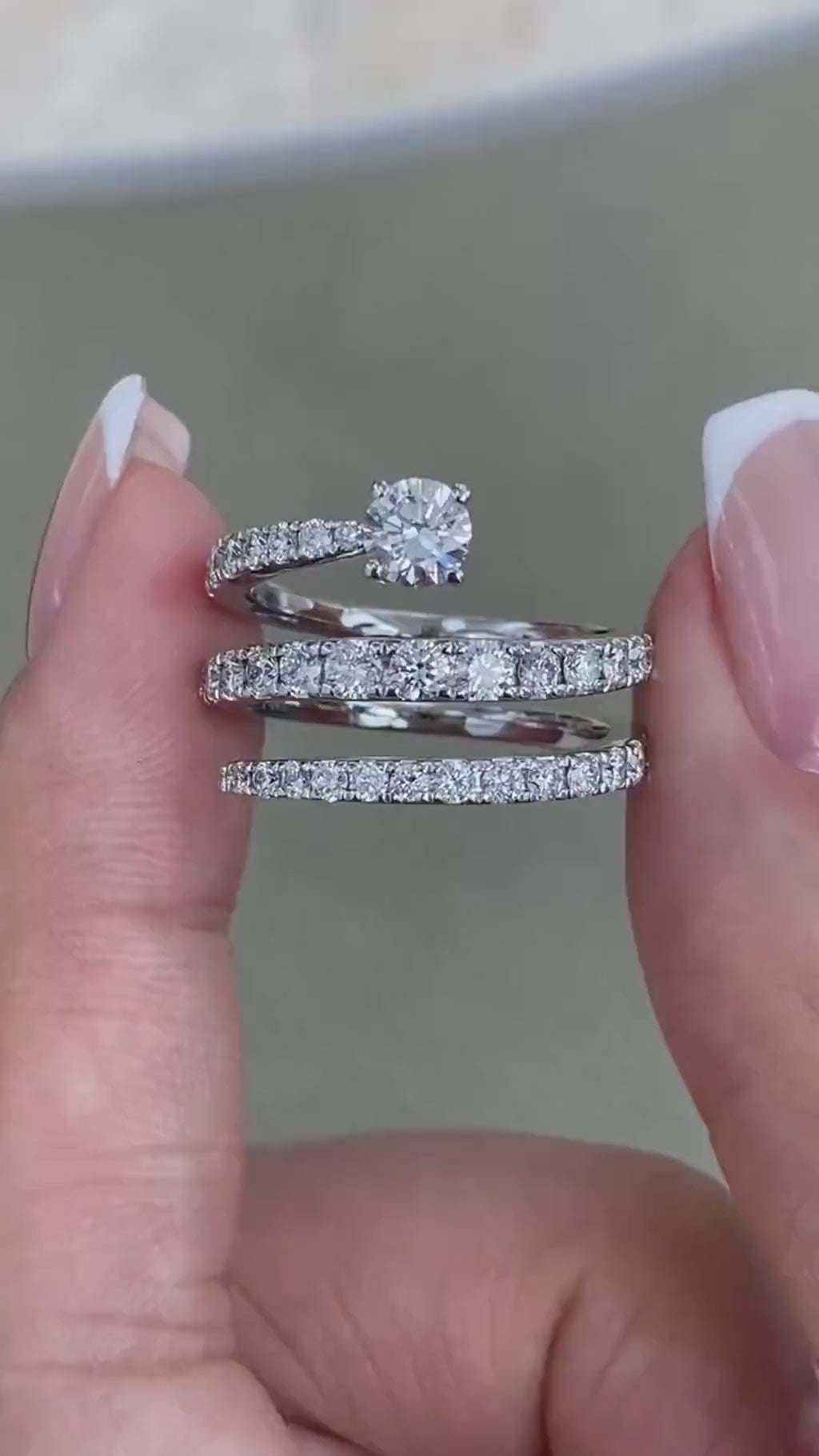 Bella 1.4 Round Lab-Grown Diamond Special, Half-Eternity Ring