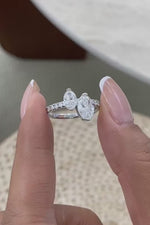 Juliet 1.7 Oval,Round Lab-Grown Diamond Side Stone, Special Ring