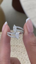 Scarlett 1.3 Lab-Grown Diamond Special, Toi & Moi Ring