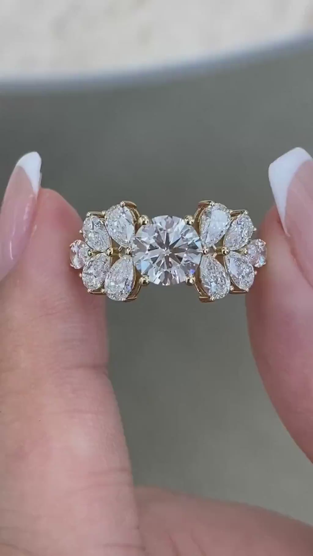 Winter 2.5 Round Lab-Grown Diamond Halo, Special Ring