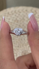 McKenna 1.0 Heart Lab-Grown Diamond Solitaire, Special Ring