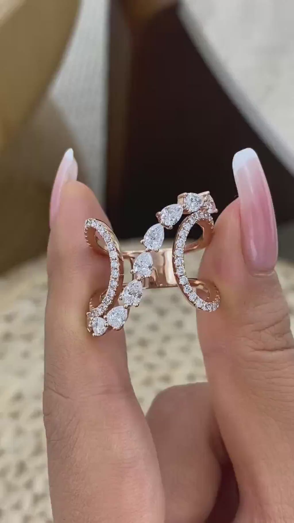 Aimee 1.8 Pear Lab-Grown Diamond Special Ring