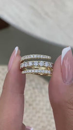 Alessandra 1.6 Round Lab-Grown Diamond Special, Half-Eternity Ring