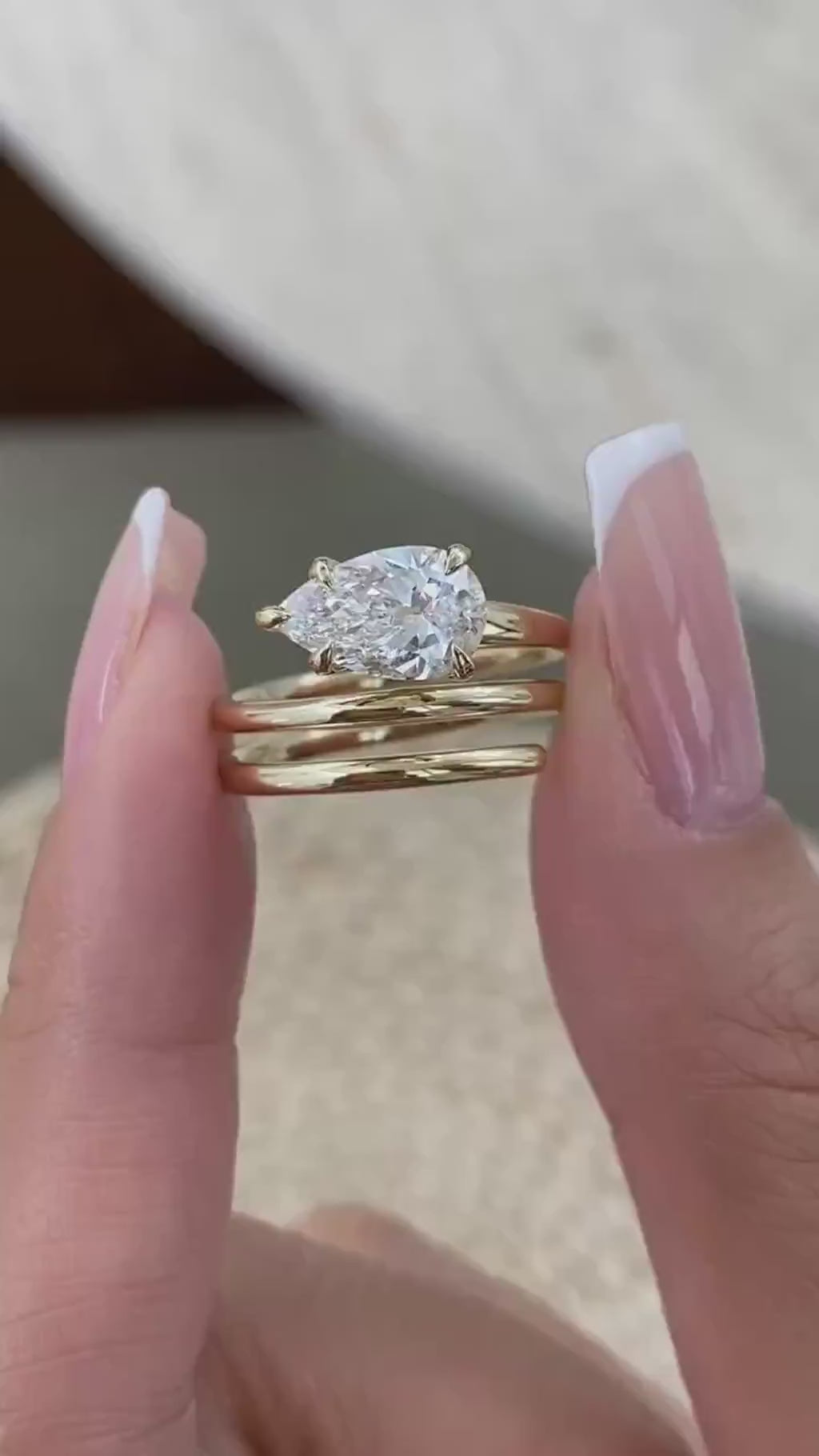 Lydia 1.6 Pear Lab-Grown Diamond Solitaire, Special Ring