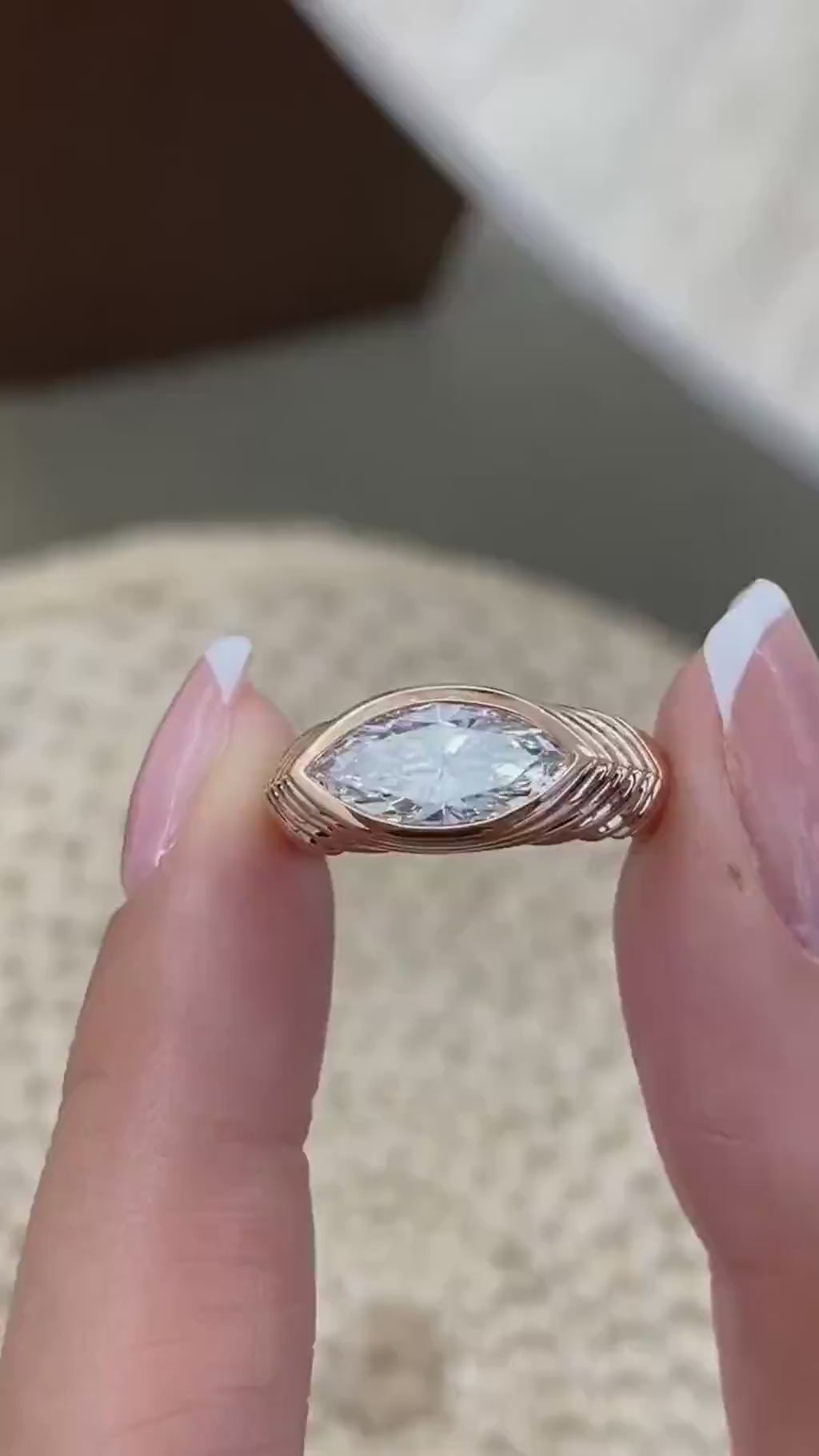Lauren 1.5 Marquise Lab-Grown Diamond Solitaire, Special Ring