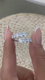 Arielle 1.9 Oval Lab-Grown Diamond Special, Half-Eternity Ring