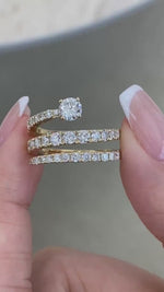 Bella 1.4 Round Lab-Grown Diamond Special, Half-Eternity Ring