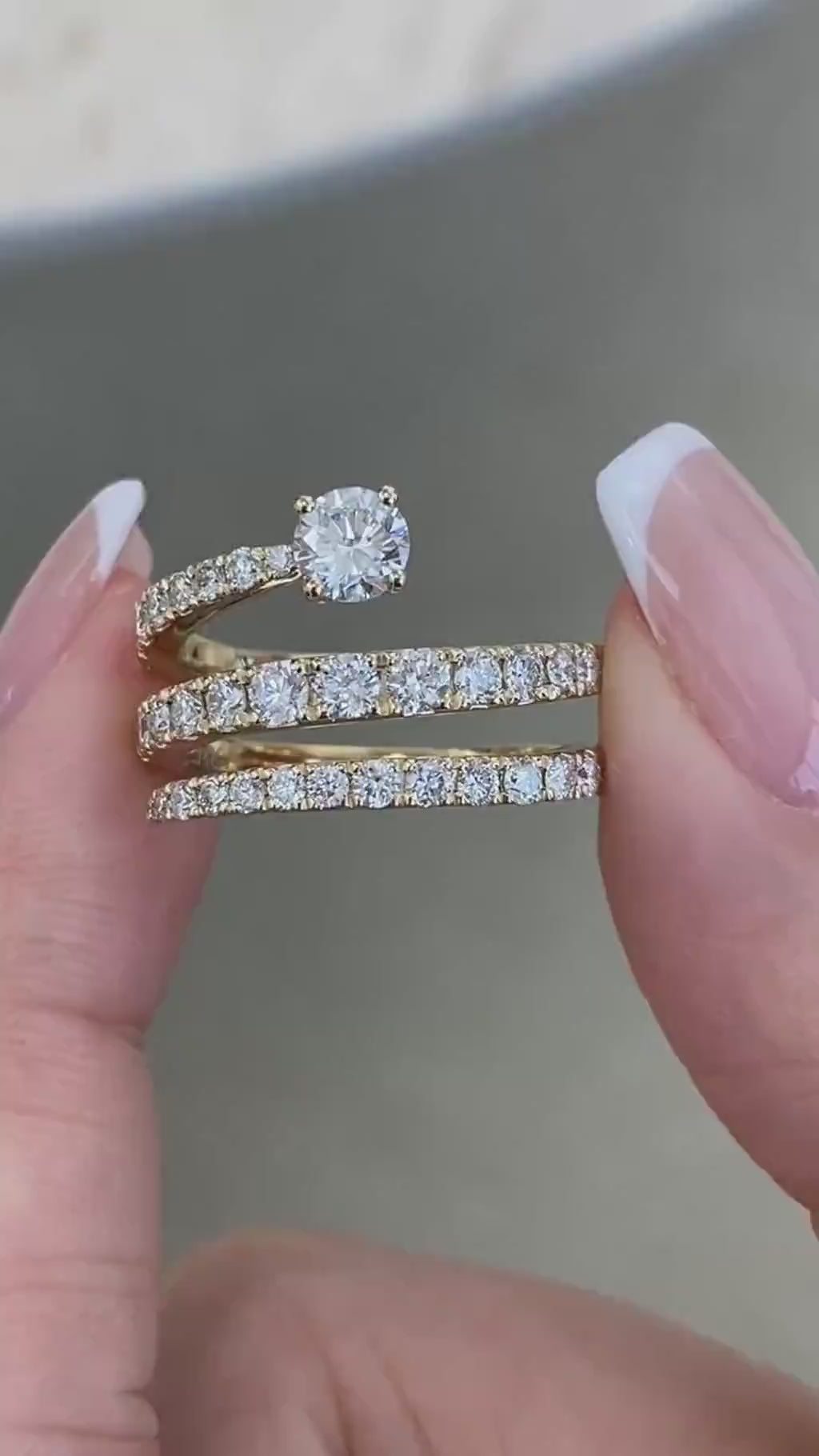 Bella 1.4 Round Lab-Grown Diamond Special, Half-Eternity Ring