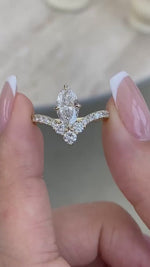 Vivian 1.5 Marquise Lab-Grown Diamond Contoured, Special Ring